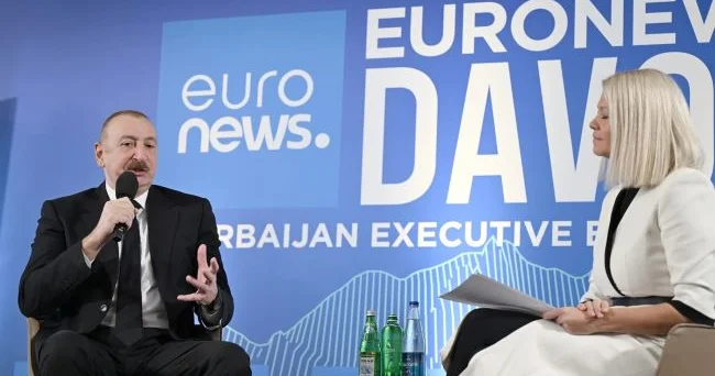 Prezidentin müsahibəsi: Beynəlxalq münasibətlər yeni eraya qədəm qoyur Belə nüfuzlu mükafatı almaq mənim üçün böyük şərəfdir FOTOLAR