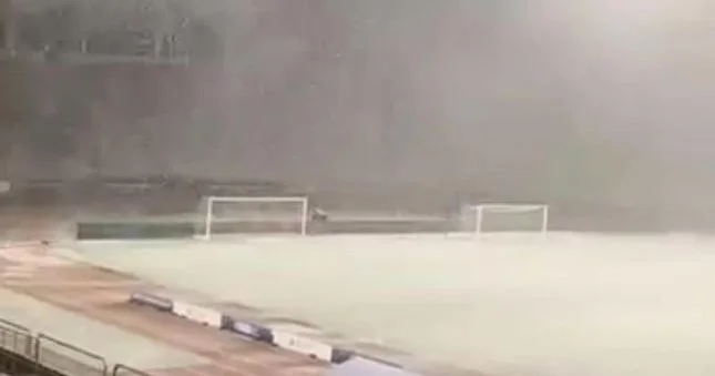 “Tofiq Bəhramov” stadionu qara büründü Video