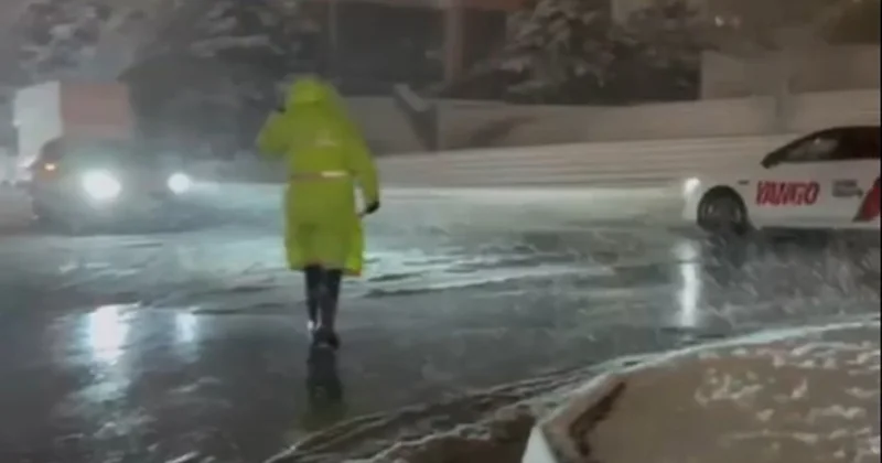 Polis gücləndirilmiş rejimdə xidmətini davam etdirir Video