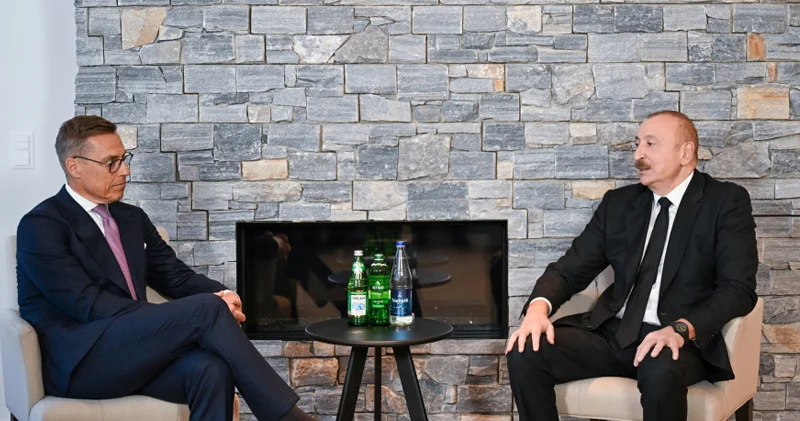 İlham Əliyev Davosda görüşlər keçirdi (YENİLƏNİB)