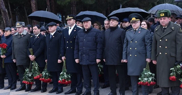 Sumqayıtda anım mərasimi keçirildi FOTOLAR