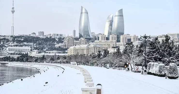 Sabah Bakıya qar yağacaq 22 dərəcə şaxta