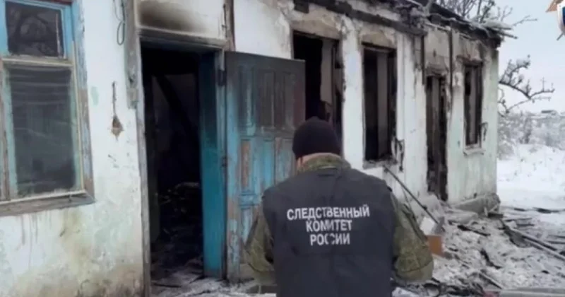 Rusiyada yanğın, 1 ailə məhv oldu