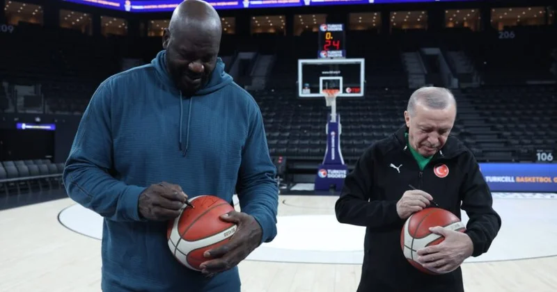 Ərdoğan NBA ulduzu ilə görüşdü FOTO