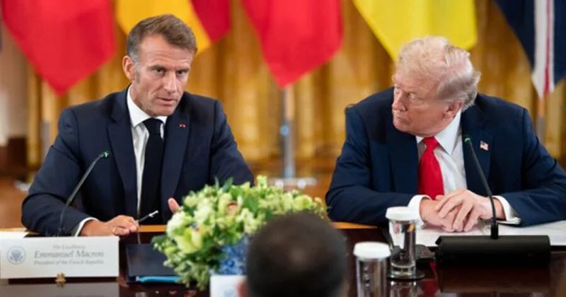 Трамп грозит непослушному Макрону пошлинами в 200%