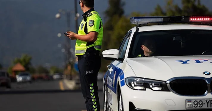 Yol polisi sürücülərə müraciət etdi FOTOLAR