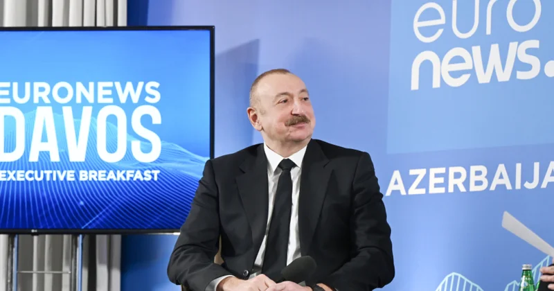 Ильхам Алиев дал интервью телеканалу Euronews ФОТО