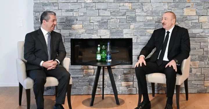 Əliyev və Bərzani görüşüb