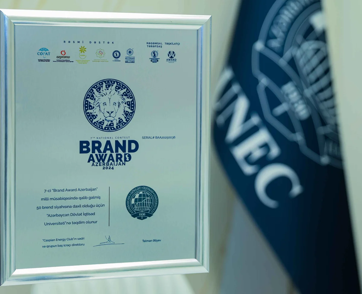 UNEC “Brand Award Azerbaijan” milli müsabiqəsinin qalibi olub