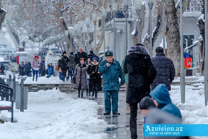 Qarşıdakı 5 gün Bakıda qışın ən soyuq dövrü olacaq