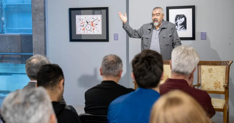 “Elçin Şamillinin yaradıcılığı və Azərbaycanda “Contemporary art” mənzərəsi” mövzusunda mühazirə keçirildi FOTO