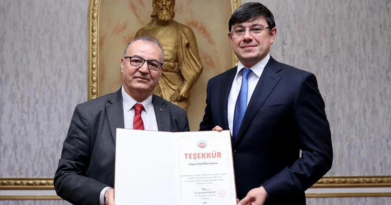 Komitə sədri Kərkük Mədəniyyət Dərnəyinin təsisçisi ilə görüşdü Fotolar