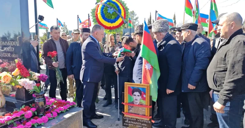 Останки шехида Первой Карабахской войны Гурбана Гёюшева захоронены в Агдаме