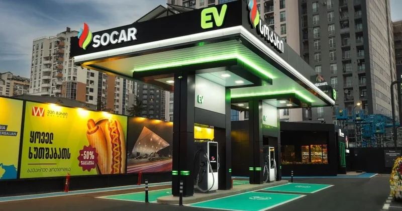 SOCAR открыл в Тбилиси первый ​​на Южном Кавказе АЗК для зарядки электромобилей