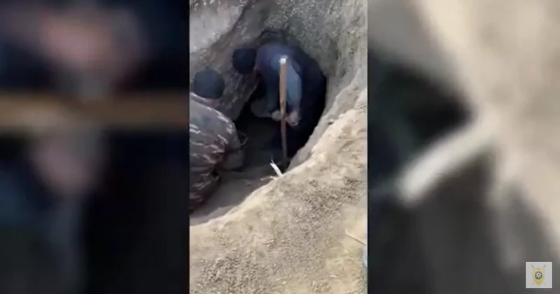 Qaradağdakı qoruqda qızıl axtaranlar saxlanılıb