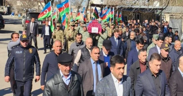 Qurban Göyüşovun qalıqları Ağdamda dəfn edildi