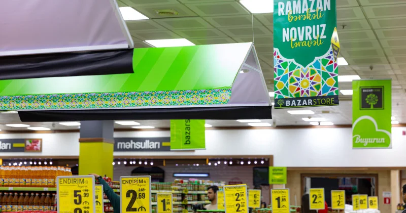 “Bazarstore”da Ramazan endirimləri başladı FOTOLAR
