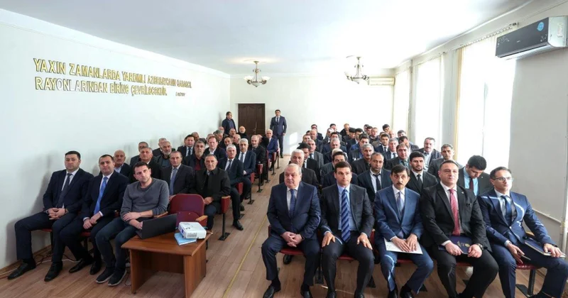 Yardımlıda biznes subyektləri ilə görüş: Sahibkarlar arasında əməkdaşlıq xərcləri azalda bilər