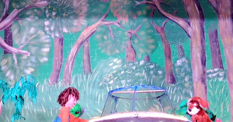 Qax Dövlət Kukla Teatrında yeni tamaşaya ictimai baxış olub