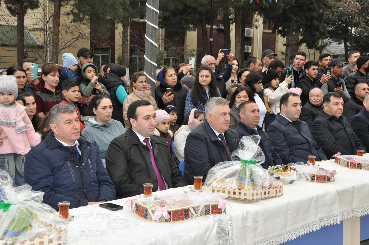 Mahir Süleymanlı Şabranda keçirilən bayram tədbirində iştirak edib