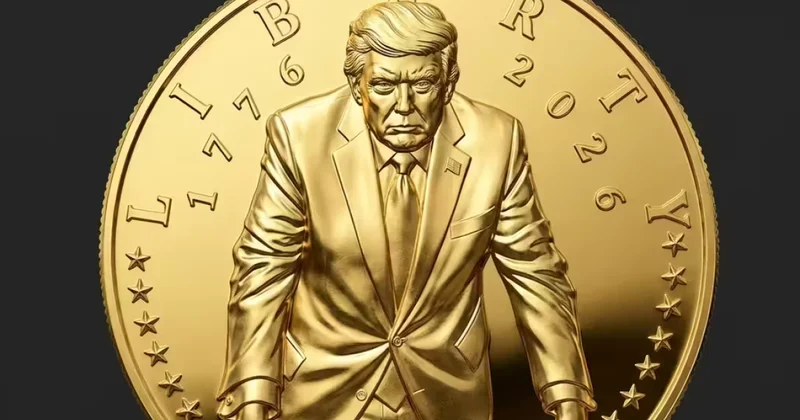 Трампа увековечат в золоте
