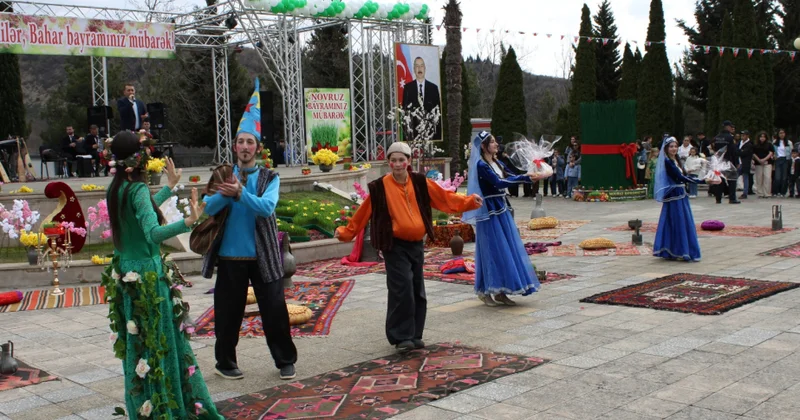 Balakəndə alovlanan Novruz tonqalı: Azsaylı xalqların birlik və bərabərlik rəmzi