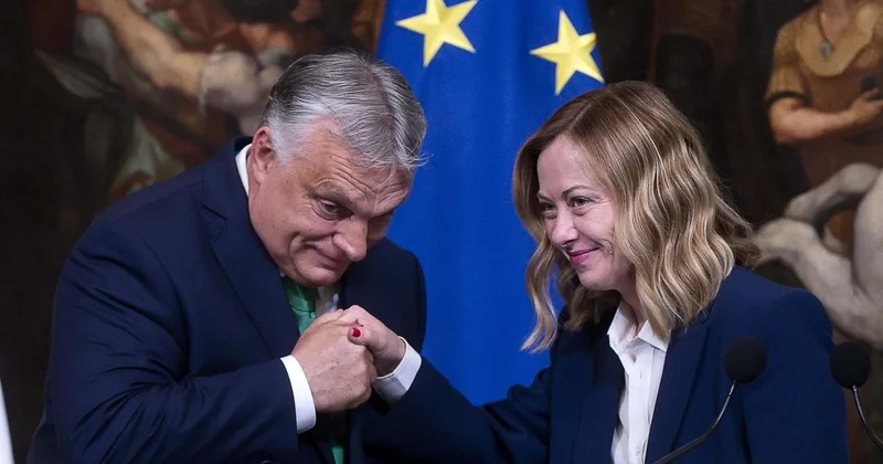 Meloni Ukrayna ilə münaqişədə Orbanın tərəfini tutdu Politico