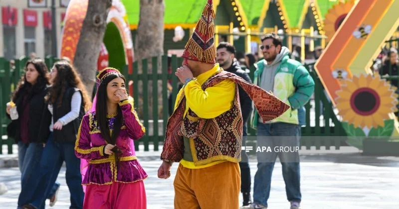 Bakıda Novruz bayramı coşqu ilə qeyd olundu paytaxtdan rəngarəng görüntülər
