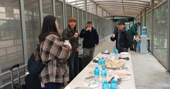 İrandan Azərbaycana gələnlər belə qarşılanır VİDEO