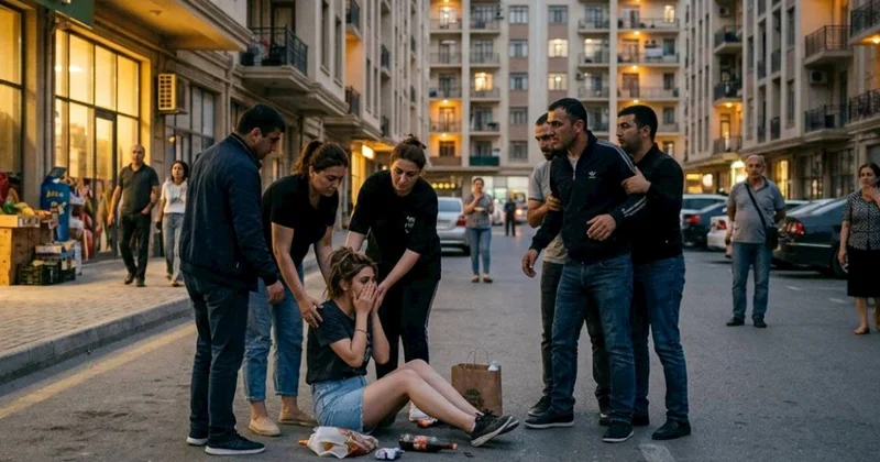 Masazırda şortik geyinən qadın dindar kişi tərəfindən döyüldü Sənin yiyən yoxdur?