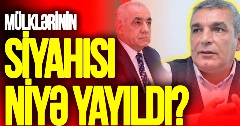 Baş nazirin mülklərinin siyahısı niyə yayıldı? Nəyin davasıdır? Musavat TV də sensasiya