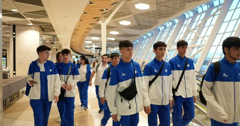 Azərbaycan idmançıları Gimnaziada üçün yola düşdü