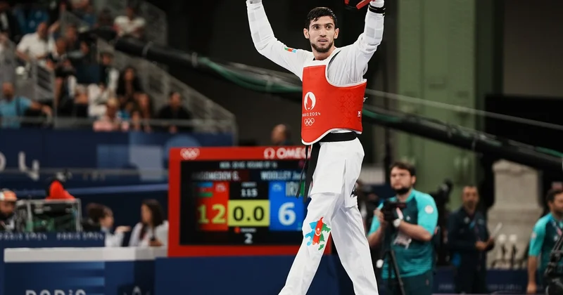 Paris 2024: Qaşım Maqomedov yarımfinala yüksəldi
