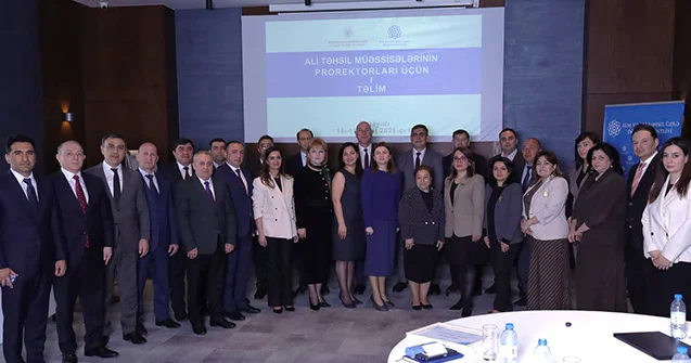 Prorektorlar üçün I təlim proqramı yekunlaşdı Fotolar