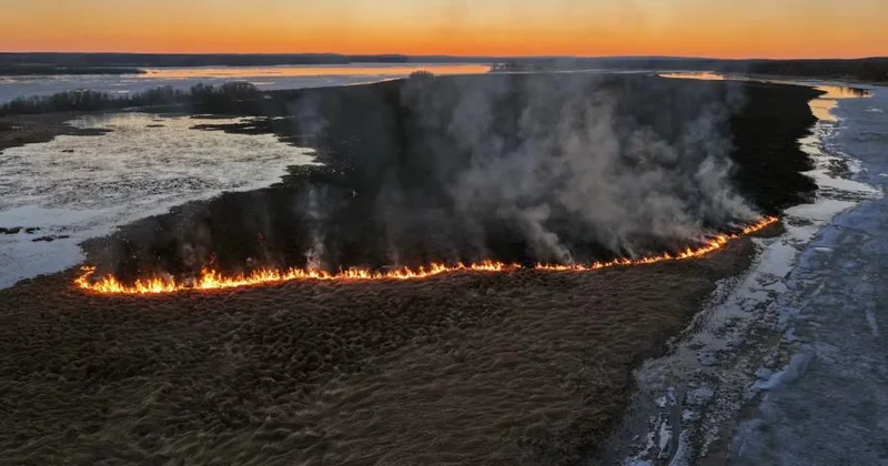 Finlandiyada ada yandı