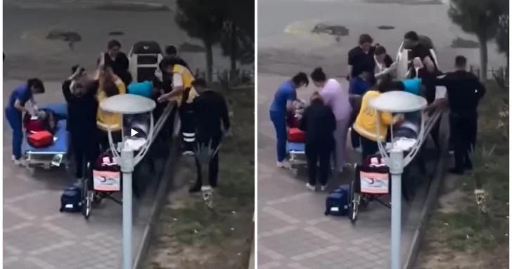 Видео спасения пациента с остановкой сердца в Баку распространилось в соцсетях