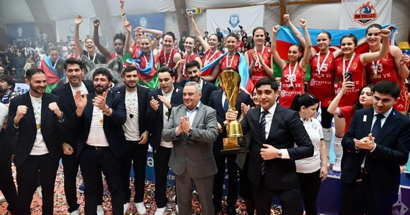 Debütant “Turan” voleybol klubu kuboku Tovuza apardı Fotolar
