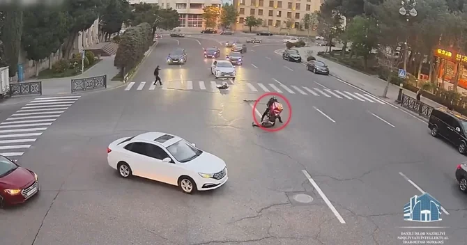 Bakıda baş verən dəhşətli piyada vurulmaları HƏSSAS KADRLAR