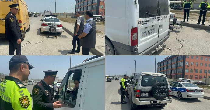 Nərimanovda yol polisi tərəfindən “Təmiz hava” aylığı çərçivəsində tədbir keçirildi VİDEO