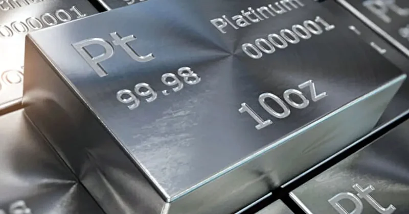 Çinin platin alışları son 1 ilin ən yüksək səviyyəsinə çatıb