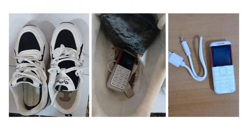 Məhkum həyat yoldaşına telefon keçirmək istədi, yaxalandı FOTO