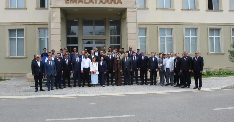 Bərdə Dövlət Peşə Təhsil Mərkəzində qısamüddətli təlim keçən müdavimlərlə görüş olub