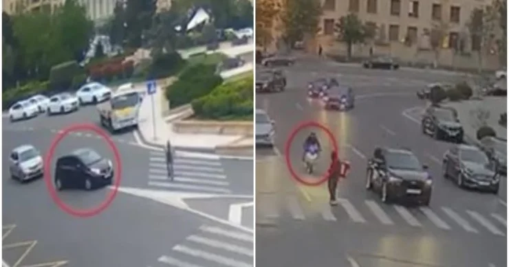 Почему в Баку пешеходов сбивают даже на зебре ? ВИДЕОФАКТЫ