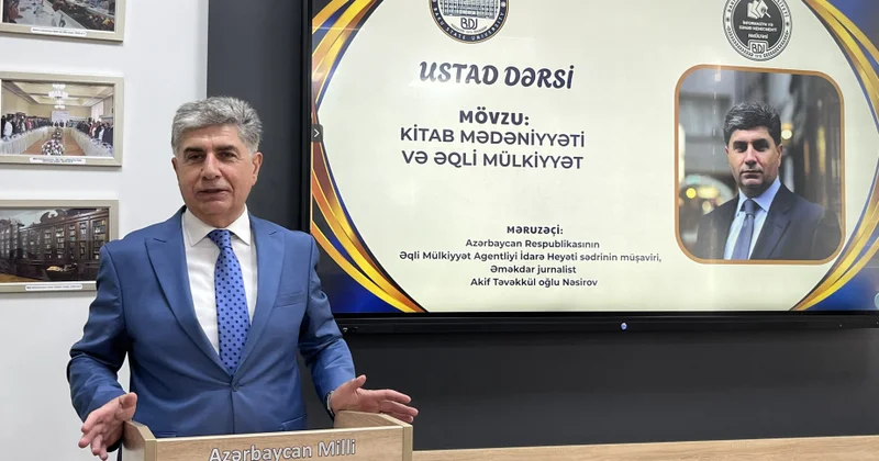BDU da “Kitab mədəniyyəti və əqli mülkiyyət” mövzusunda ustad dərsi