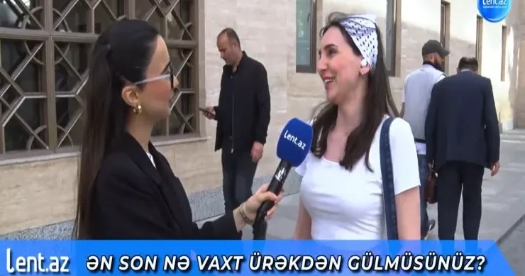 Ən son nə vaxt ürəkdən gülmüsünüz? VİDEO