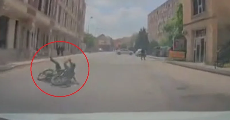 Xırdalanda yolda qorxu dolu anlar Video