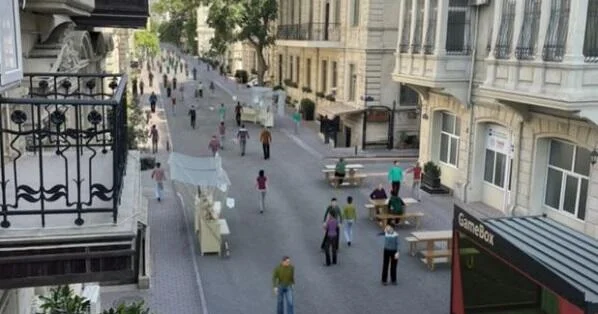 Bakının bu küçələri də maşınlara bağlanır: Piyadalaşdırılır Foto