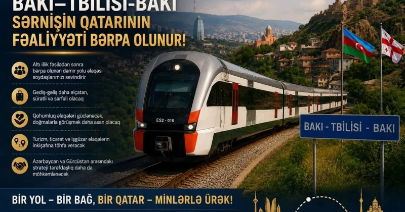 Gürcüstan Azərbaycan qatar nəqliyyatının bərpasının mənəvi, siyasi tərəfləri də var