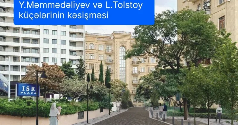 Xaqani bağı və Fəvvarələr meydanından Qış parkına və Mərkəzi parka iki piyada marşrutu formalaşdırılır