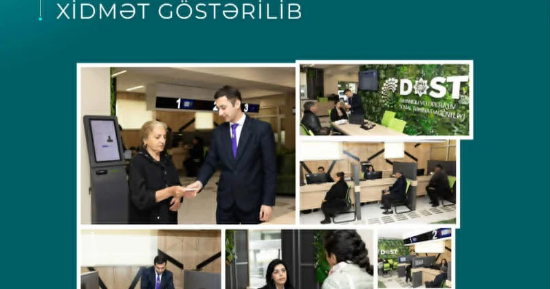DOST mərkəzlərində 335 min vətəndaşa xidmət göstərilib